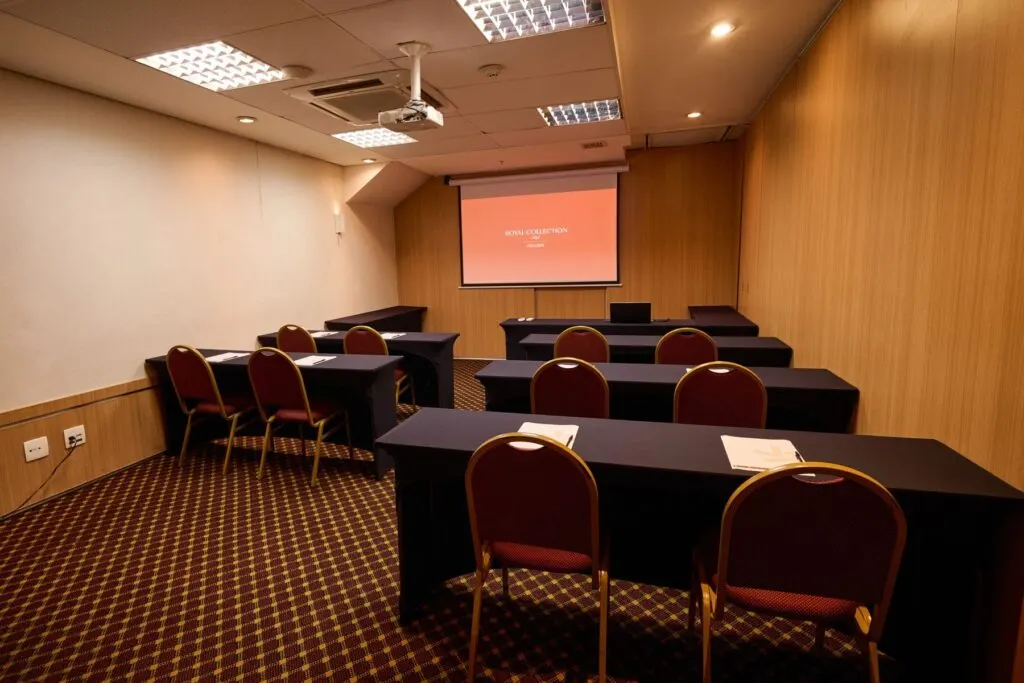 Sala de eventos do Royal Collection Paulista