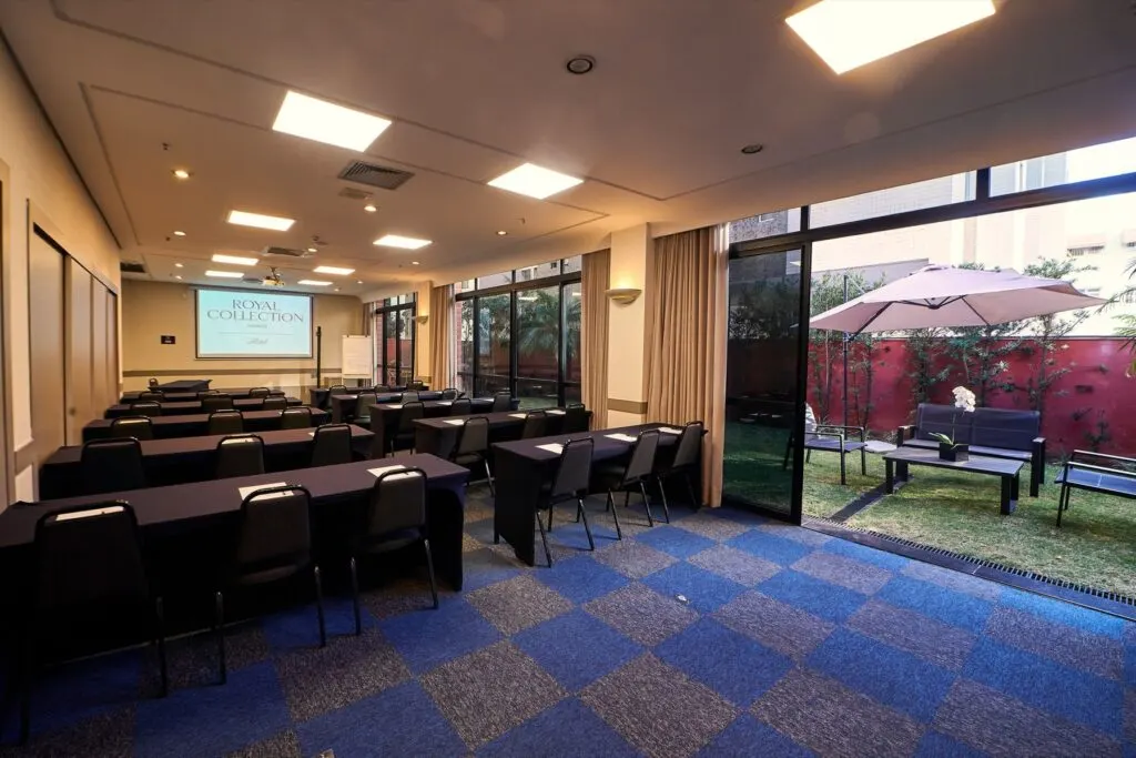 Sala de eventos do Royal Collection Savassi