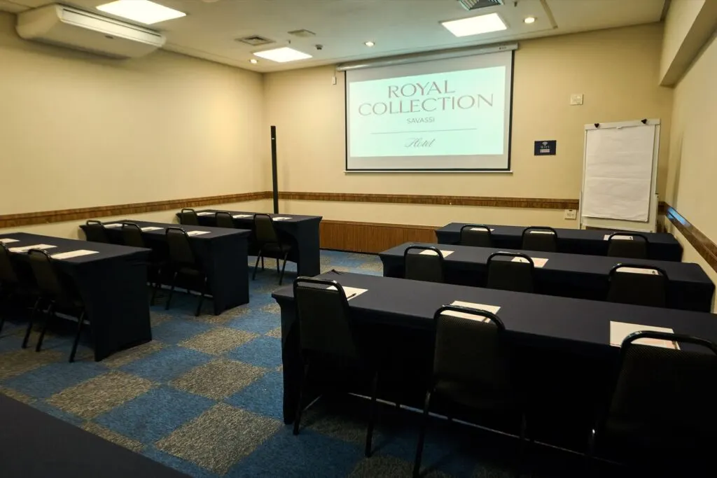 Sala de eventos do Royal Collection Savassi